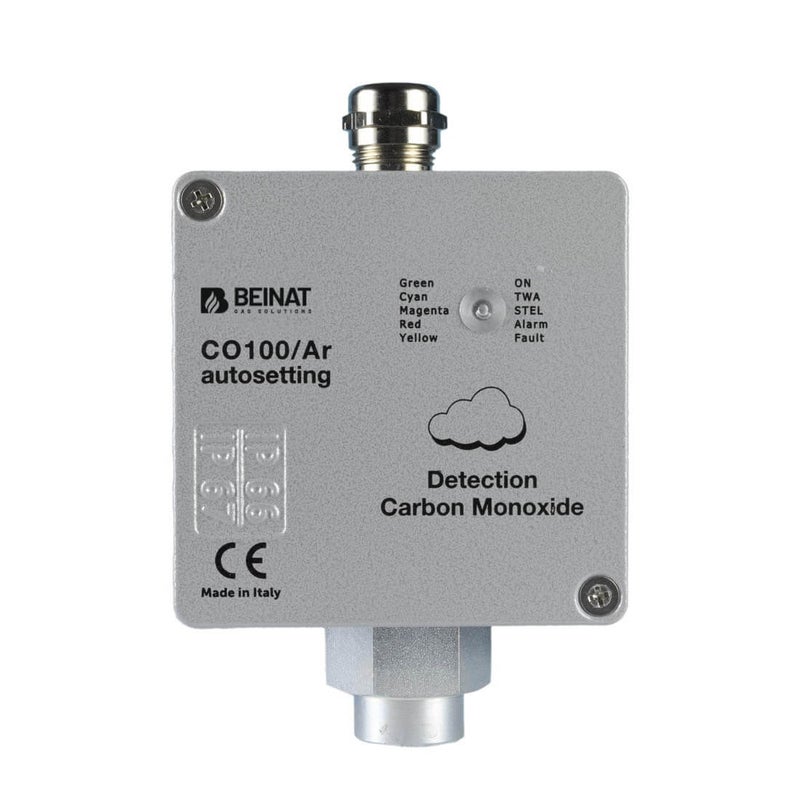 Detektor gazu IP66 z elektrochemicznym czujnikiem tlenku węgla CO100/Ar - Beinat