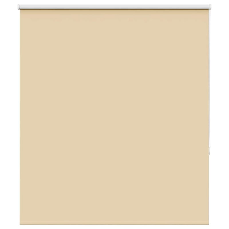 Roleta zaciemniająca beżowa 125x130cm Szerokość tkaniny 121,6cm vidaXL