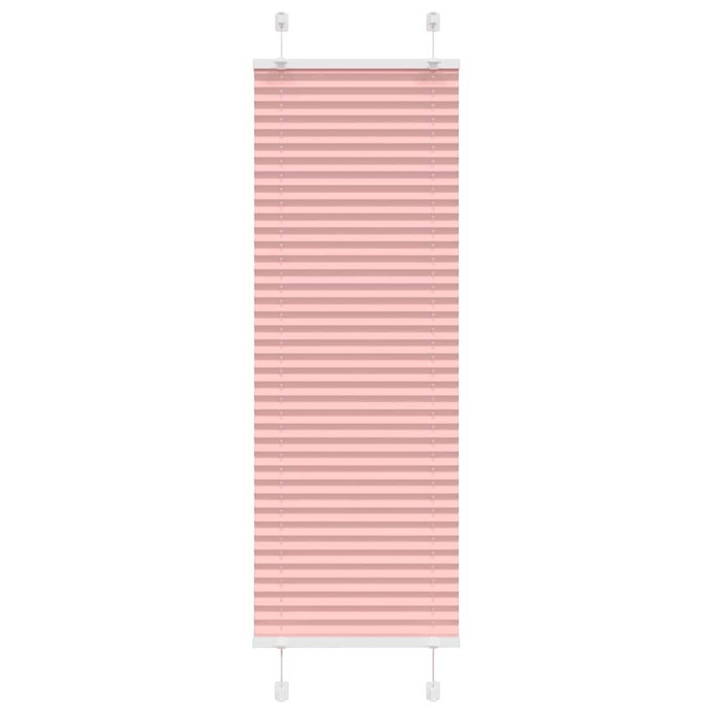 Roleta plisowana różowa 45x150 cm Szerokość tkaniny 44,4cm vidaXL