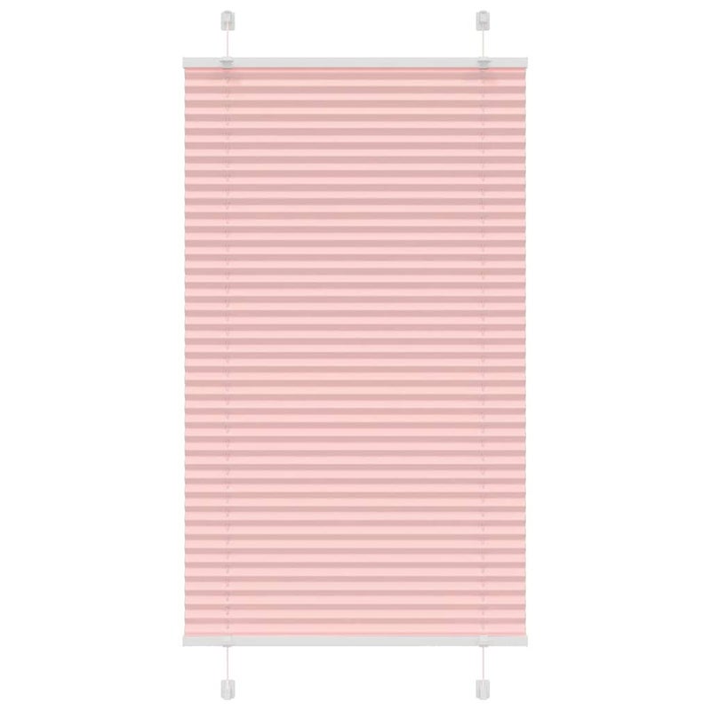 Roleta plisowana różowa 70x100 cm Szerokość tkaniny 69,4 cm vidaXL
