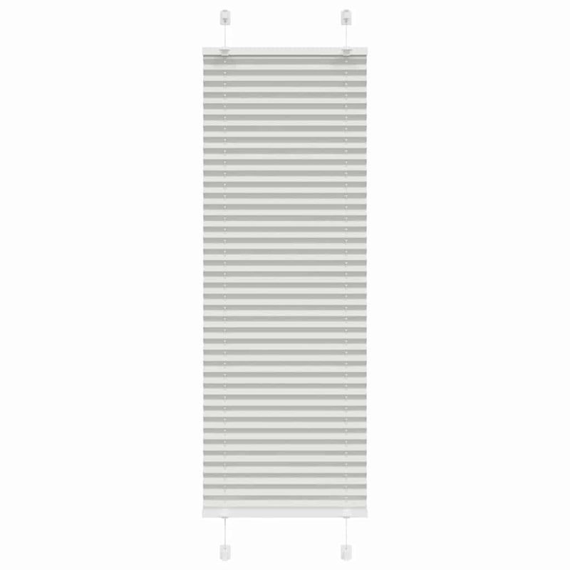Roleta plisowana jasnoszara 40x150 cm Szerokość tkaniny 39,4 cm vidaXL