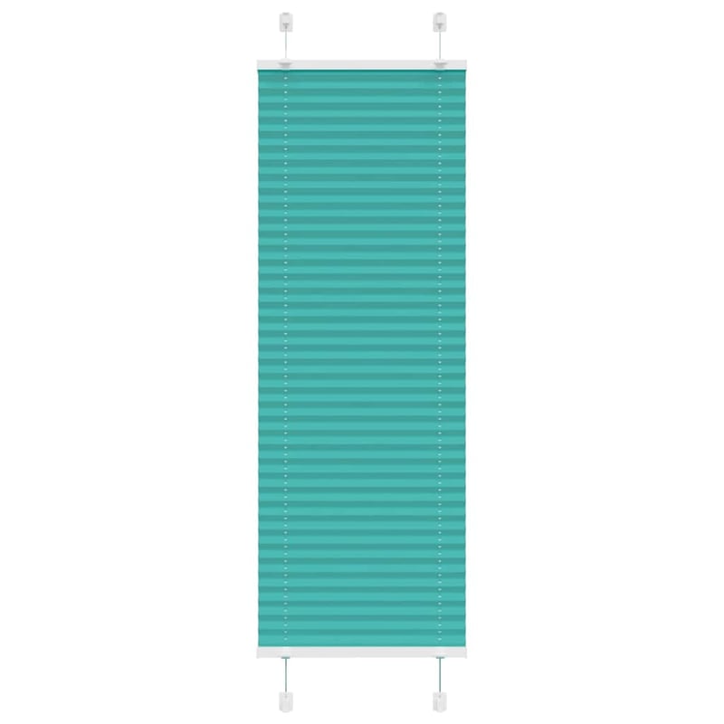 Roleta plisowana Zielony Benzyna 45x150 cm Szerokość tkaniny vidaXL