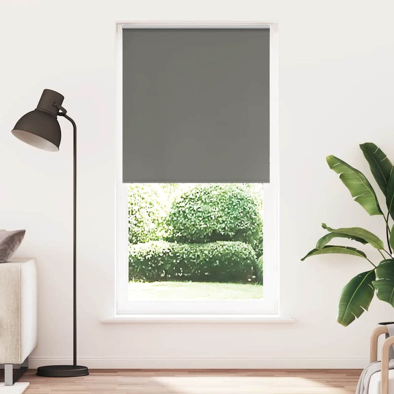 Roleta zaciemniająca szara 105x230cm Szerokość tkaniny 100,7cm vidaXL