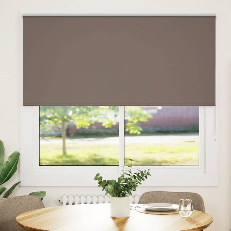 Roleta zaciemniająca kawowa 160x175 cm Szerokość tkaniny vidaXL