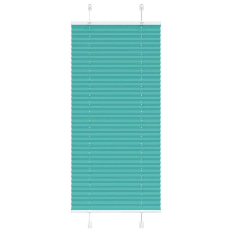 Roleta plisowana Zielony Benzyna 60x100 cm Szerokość tkaniny vidaXL