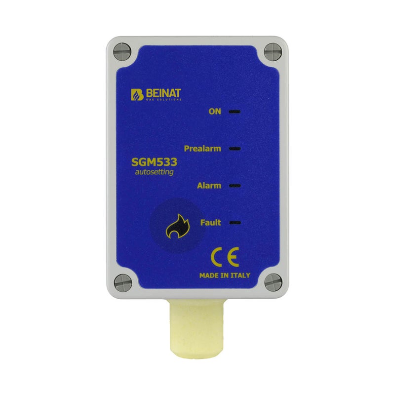 Autonomiczny detektor gazu LPG IP55 z 2 przekaźnikami SGM533 - Beinat