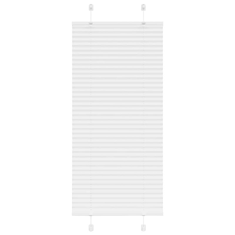 Roleta plisowana biała 65x100 cm Szerokość tkaniny 64,4cm vidaXL