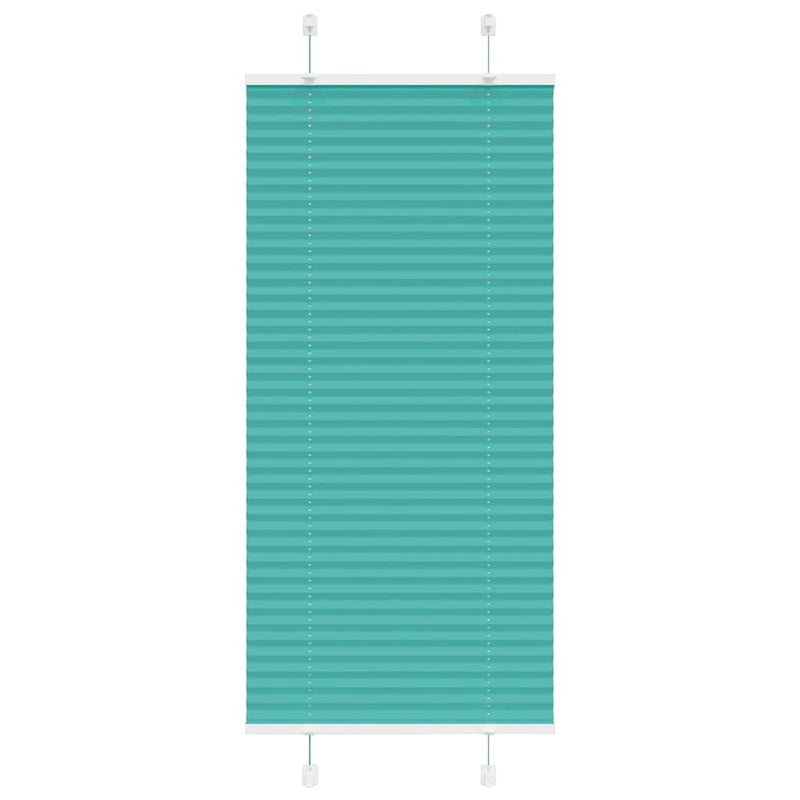 Roleta plisowana Zielony Benzyna 65x150 cm Szerokość tkaniny vidaXL