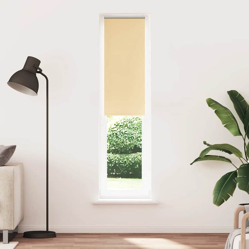 Roleta zaciemniająca beżowa 60x230 cm Szerokość tkaniny 55,7 cm vidaXL