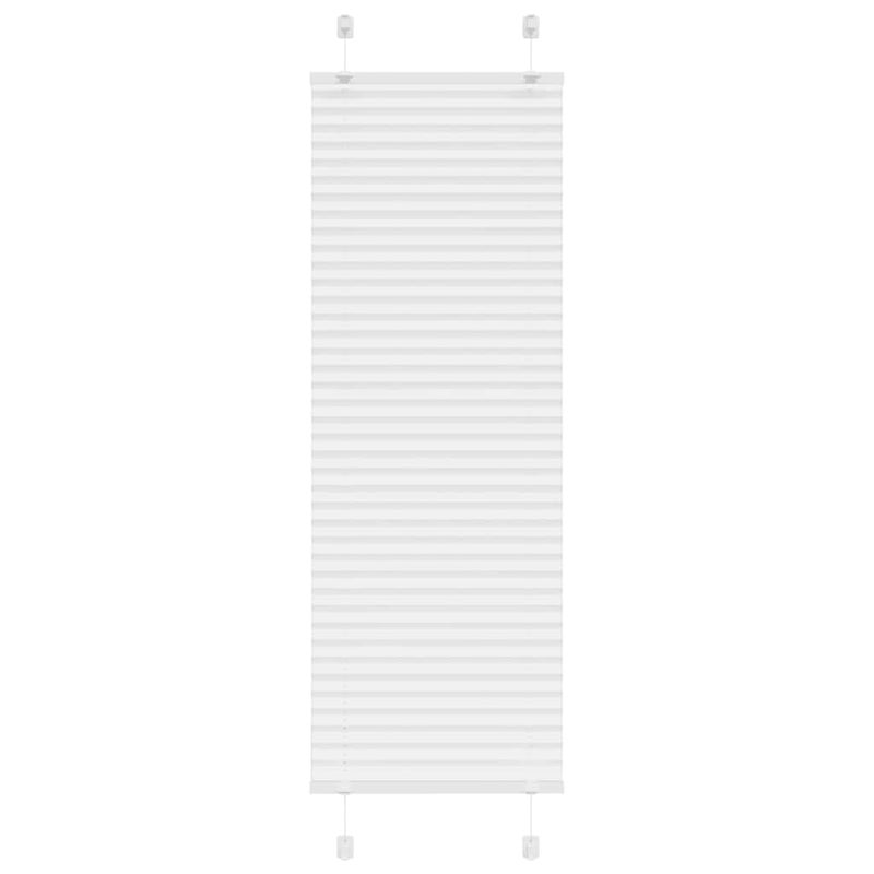 Roleta plisowana biała 40x150 cm Szerokość tkaniny 39,4cm vidaXL