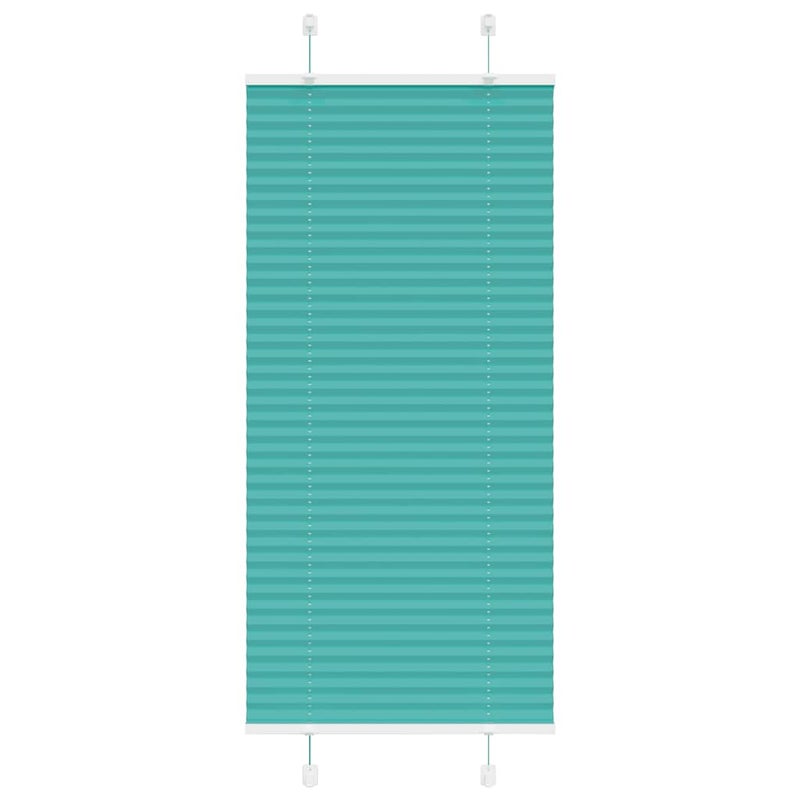 Roleta plisowana Zielony Benzyna 60x150 cm Szerokość tkaniny vidaXL