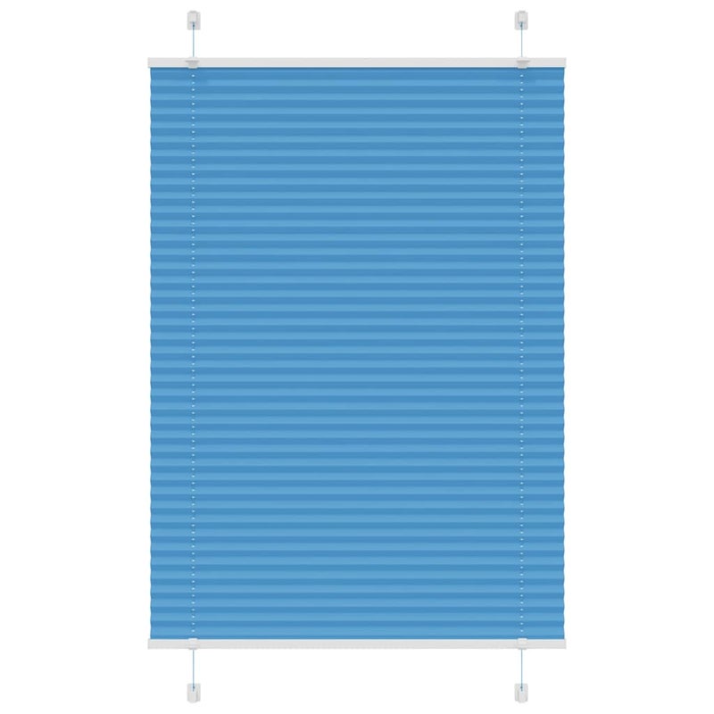 Roleta plisowana niebieska 90x100 cm Szerokość tkaniny 89,4 cm vidaXL