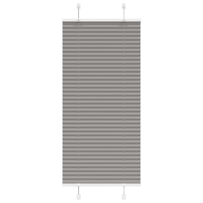 Roleta plisowana antracytowa 55x150 cm Szerokość tkaniny 54,4cm vidaXL