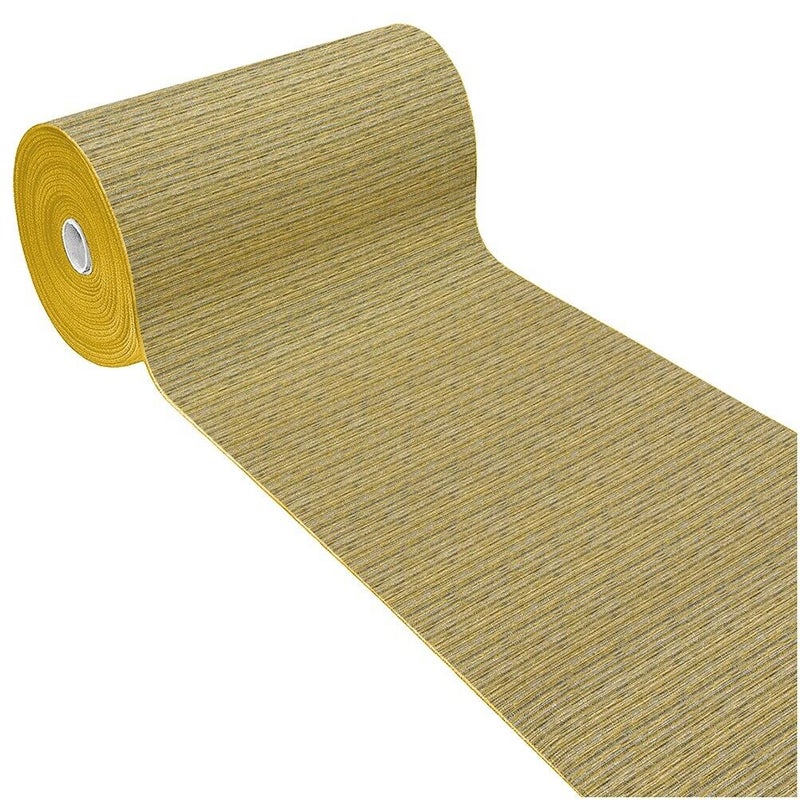 Dywanik Kuchenny 54x40 Cm Antypoślizgowy Absorbent Pasiasty Jednolity Kolor Żółty