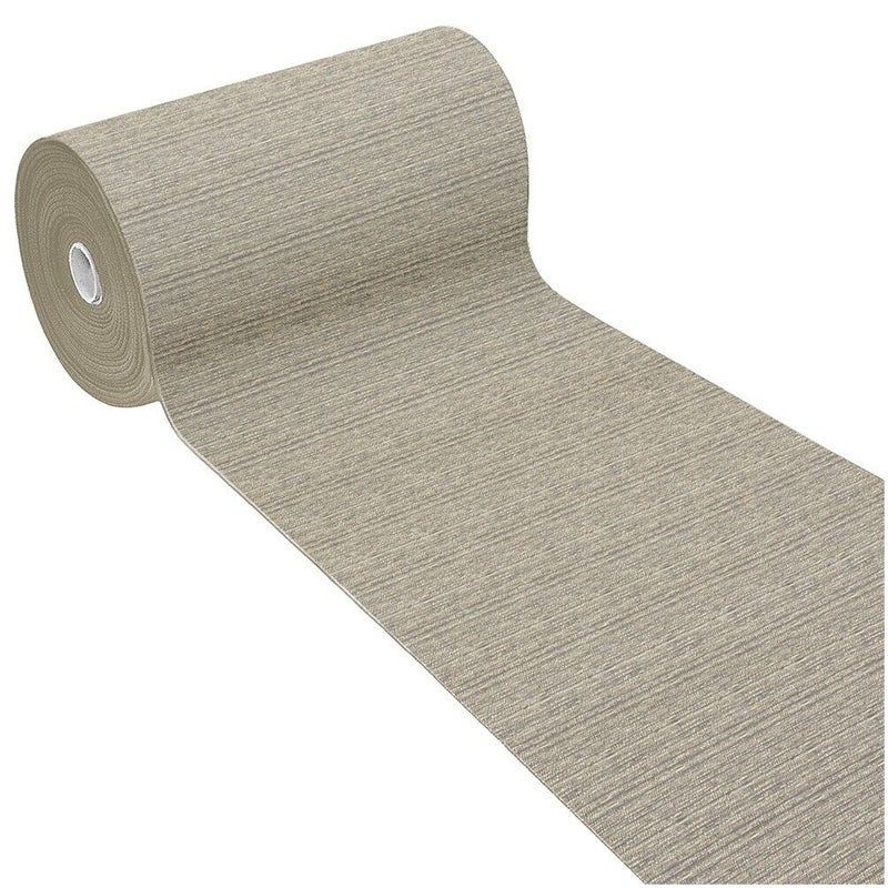 Dywanik Kuchenny 54x140 Cm Antypoślizgowy Absorbent Pasiasty Jednolity Kolor Beżowy