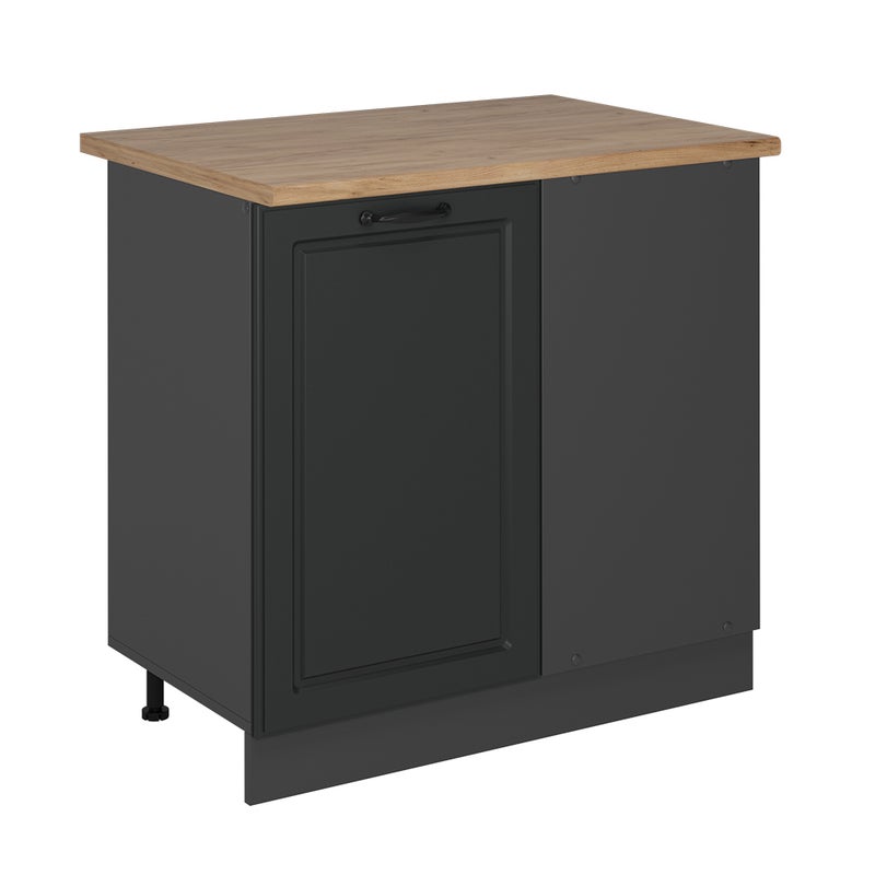 Vicco Szafka narożna R-Line, Antracytowy domek wiejski, 86 cm , BP Dąb
