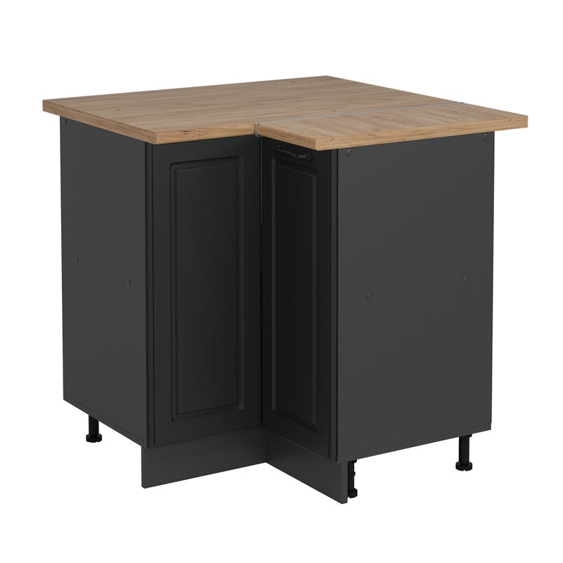 Vicco Szafka narożna R-Line, Antracytowy domek wiejski, 75.6 cm , BP Dąb