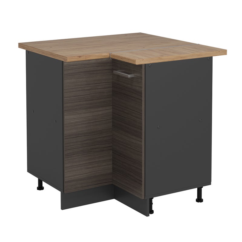 Vicco Szafka narożna R-Line, Szlachetna szarość, 75.6 cm , BP Dąb