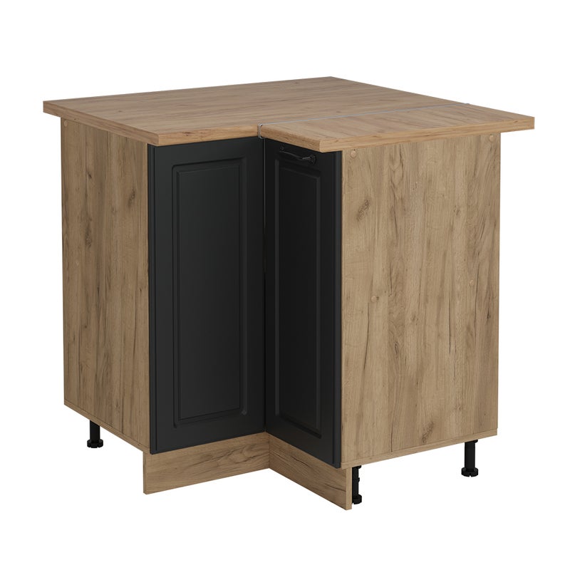 Vicco Szafka narożna R-Line, Antracytowy domek wiejski, 75.6 cm , BP Dąb