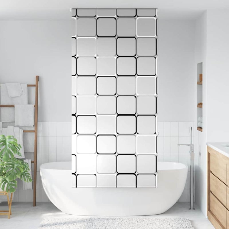 Roleta prysznicowa 90x240 cm Szerokość tkaniny 86 cm vidaXL