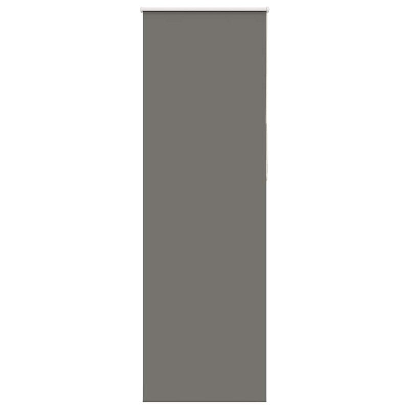 Roleta zaciemniająca szara 75x210 cm Szerokość tkaniny 70,7 cm vidaXL