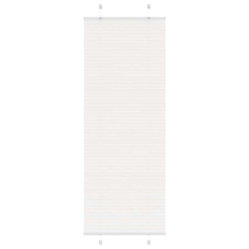 Roleta plisowana biała 70x200 cm Szerokość tkaniny 69,4 cm vidaXL