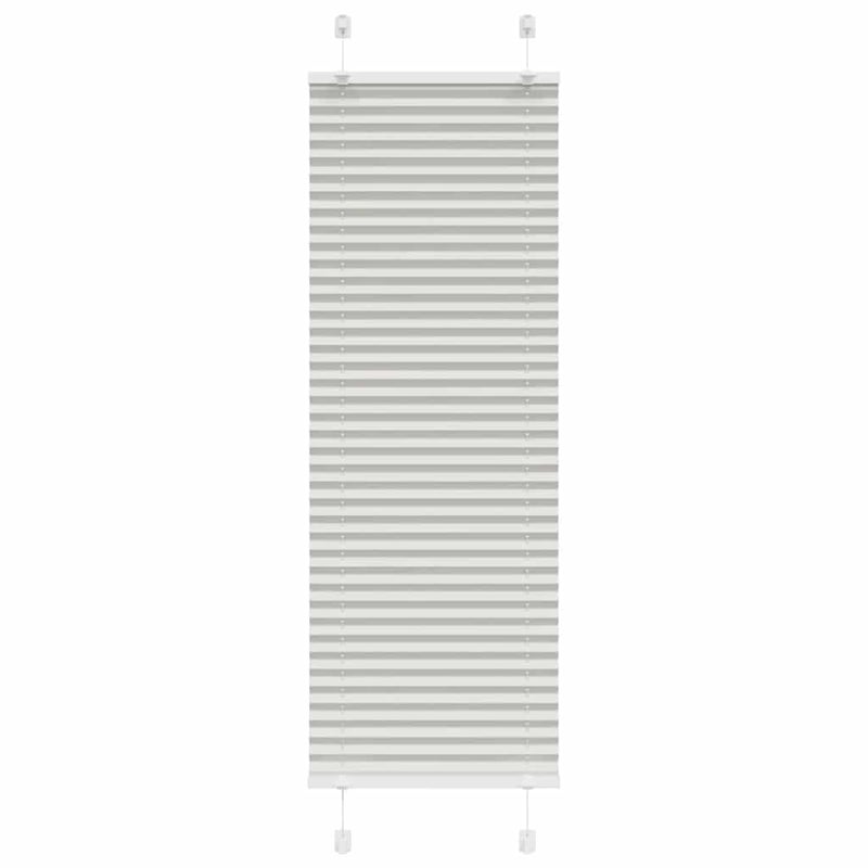 Roleta plisowana jasnoszara 45x100 cm Szerokość tkaniny 44,4 cm vidaXL