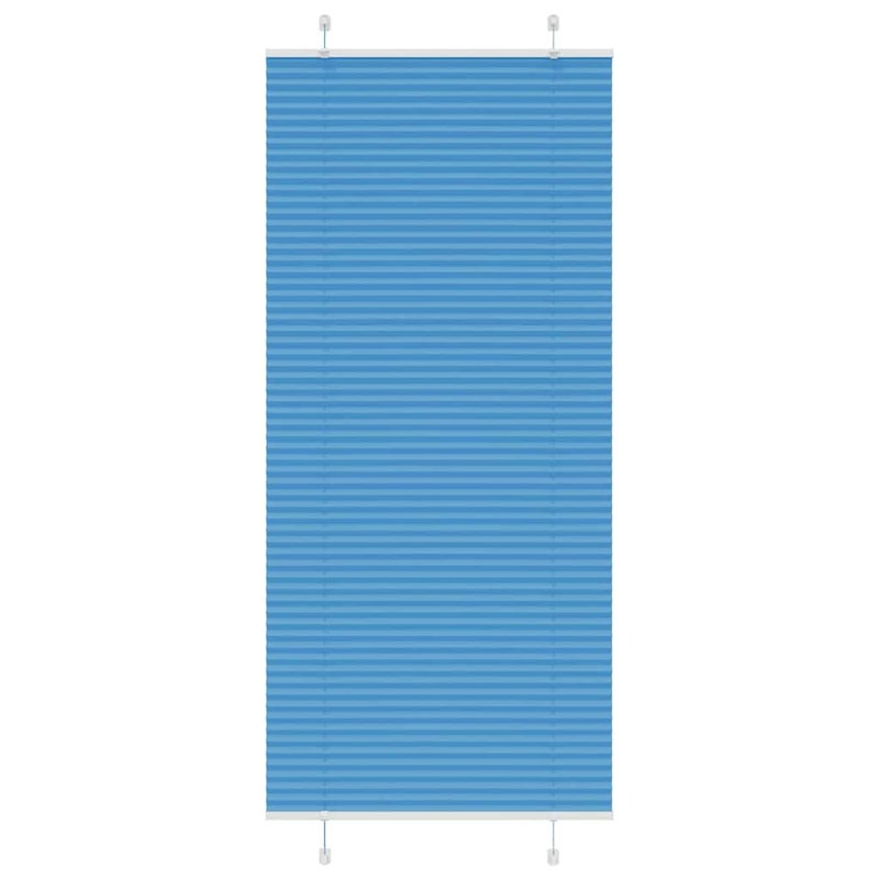 Roleta plisowana niebieska 85x200 cm Szerokość tkaniny 84,4 cm vidaXL