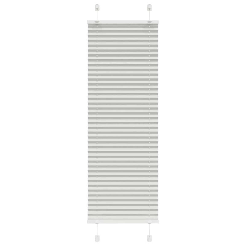 Roleta plisowana jasnoszara 50x100 cm Szerokość tkaniny 49,4cm vidaXL