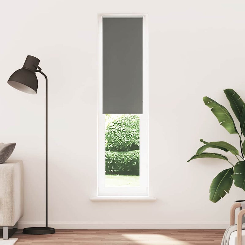 Roleta zaciemniająca szara 60x230 cm Szerokość tkaniny 55,7 cm vidaXL