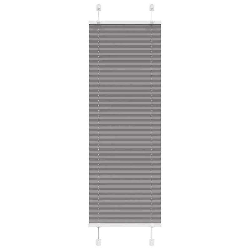 Roleta plisowana antracytowa 45x150 cm Szerokość tkaniny 44,4cm vidaXL