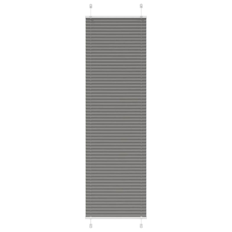 Roleta plisowana antracytowa 55x200 cm Szerokość tkaniny 54,4cm vidaXL