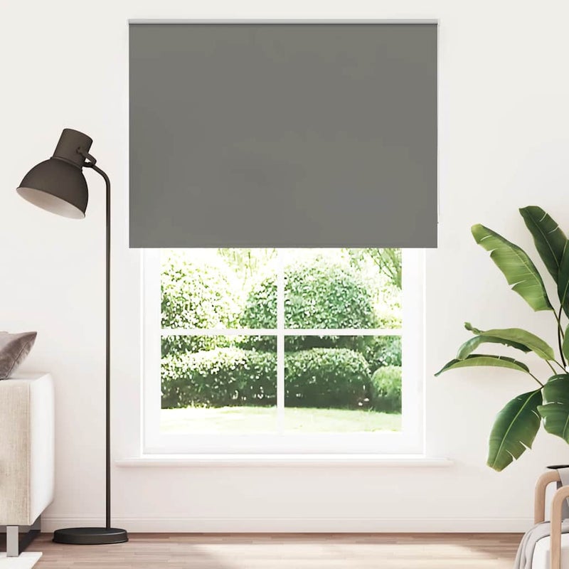 Roleta zaciemniająca szara 155x230cm Szerokość tkaniny 151,6cm vidaXL