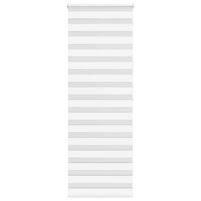 Roleta zebra, biała, szerokość tkaniny 70,9 cm, poliester vidaXL