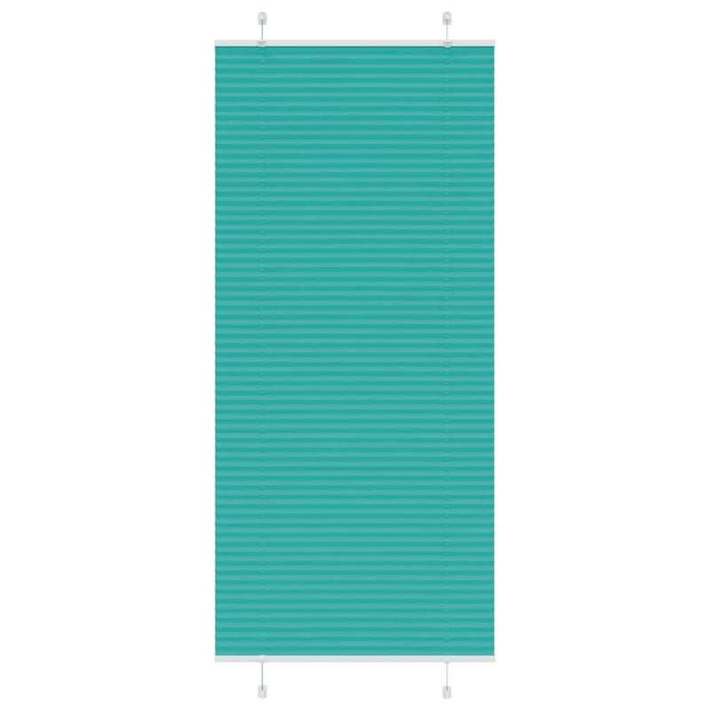 Roleta plisowana Zielony Benzyna 90x200 cm Szerokość tkaniny vidaXL