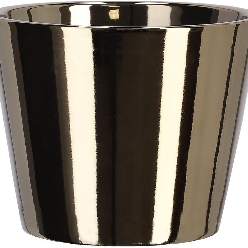 Doniczka donica osłonka fi 11 ceramika szkliwiona - KOTARBAU