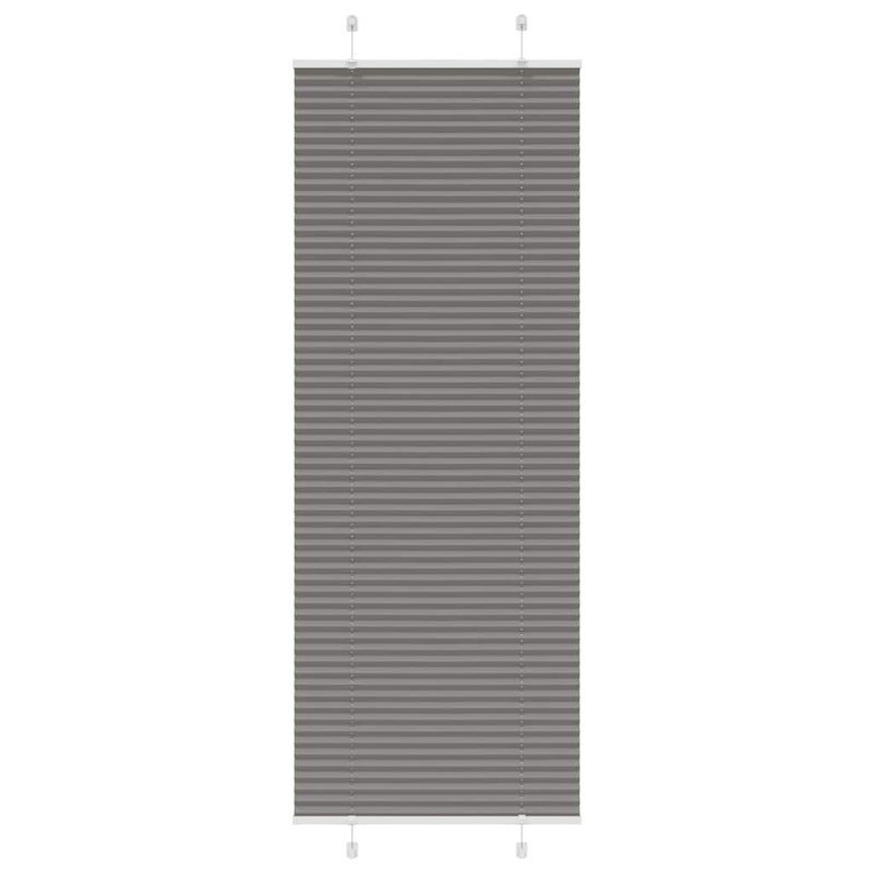 Roleta plisowana antracytowa 80x200 cm Szerokość tkaniny 79,4cm vidaXL
