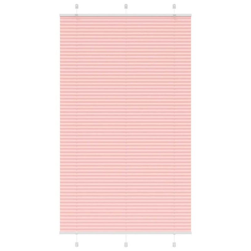 Roleta plisowana różowa 120x200 cm Szerokość tkaniny 119,4 cm vidaXL