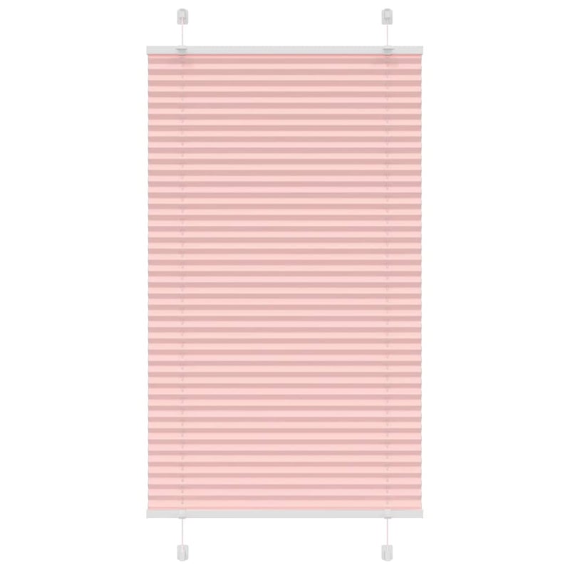 Roleta plisowana różowa 80x150 cm Szerokość tkaniny 79,4 cm vidaXL