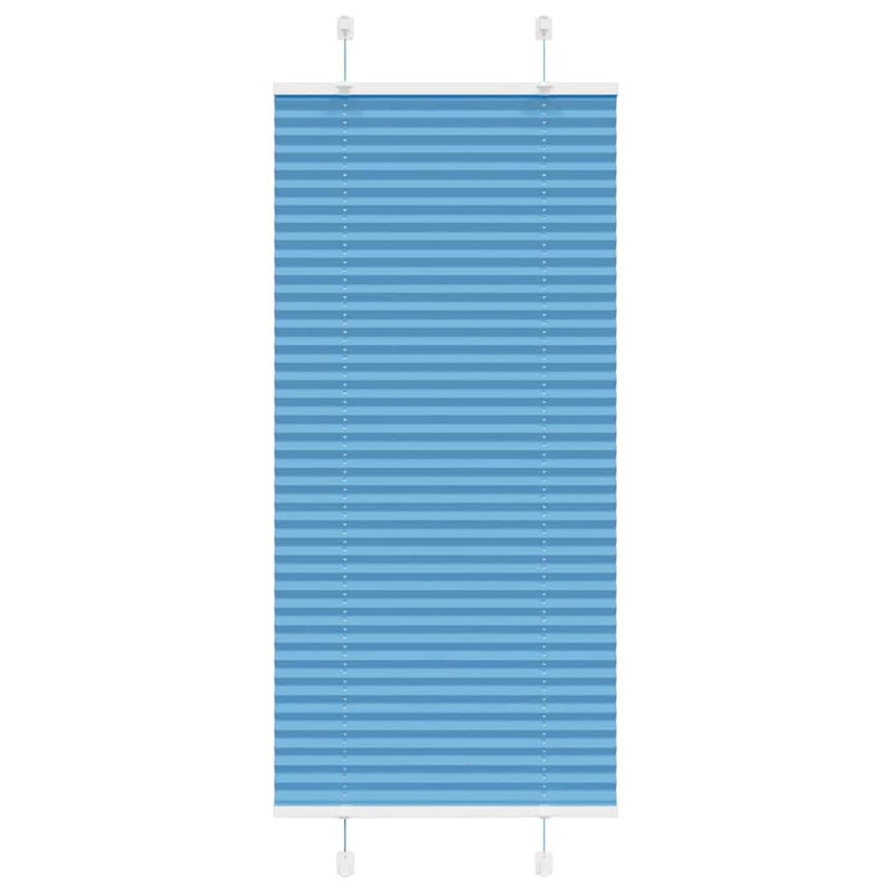 Roleta plisowana niebieska 65x150 cm Szerokość tkaniny 64,4 cm vidaXL