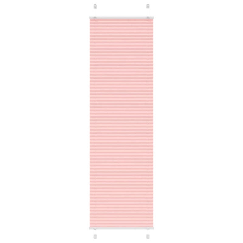 Roleta plisowana różowa 55x200 cm Szerokość tkaniny 54,4cm vidaXL