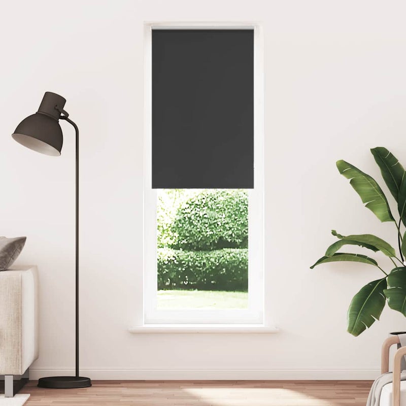 Roleta zaciemniająca czarny 65x230 cm Szerokość tkaniny 60,7 cm vidaXL
