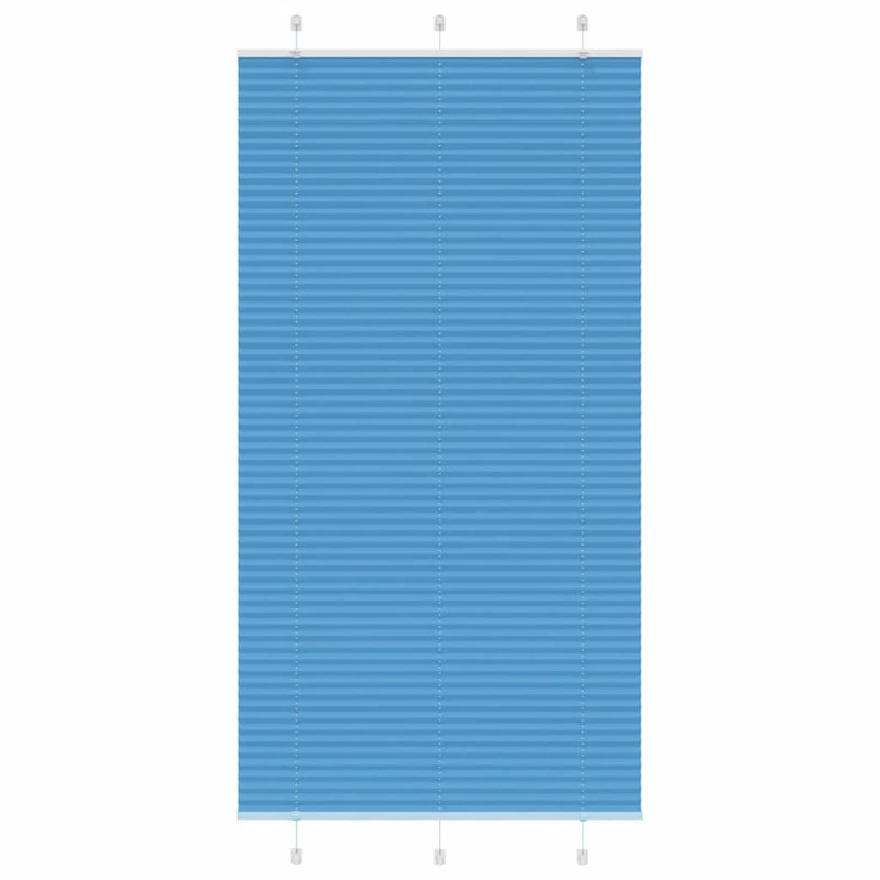 Roleta plisowana niebieska 105x200 cm Szerokość tkaniny 104,4cm vidaXL