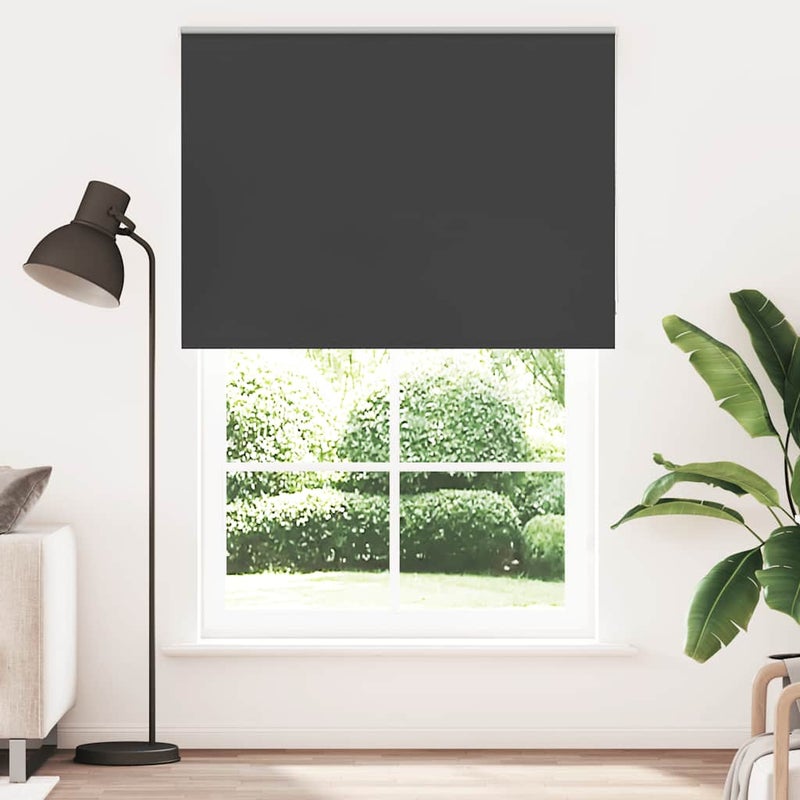 Roleta zaciemniająca czarny 145x230cm Szerokość tkaniny 141,6cm vidaXL