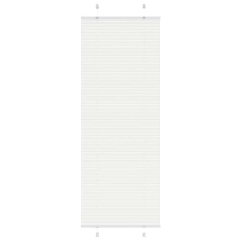 Roleta plisowana biała 80x200 cm Szerokość tkaniny 79,4 cm vidaXL