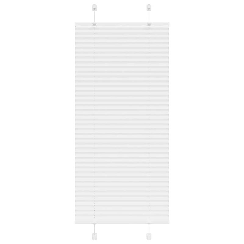 Roleta plisowana biała 60x100 cm Szerokość tkaniny 59,4cm vidaXL