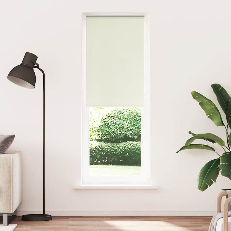 Roleta zaciemniająca Off White 85x230 cm Szerokość tkaniny vidaXL