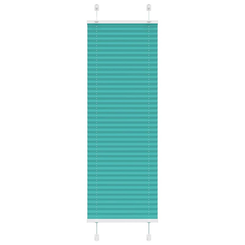 Roleta plisowana Zielony Benzyna 40x150 cm Szerokość tkaniny vidaXL