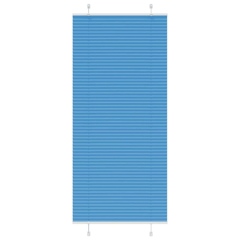 Roleta plisowana niebieska 95x200 cm Szerokość tkaniny 94,4 cm vidaXL
