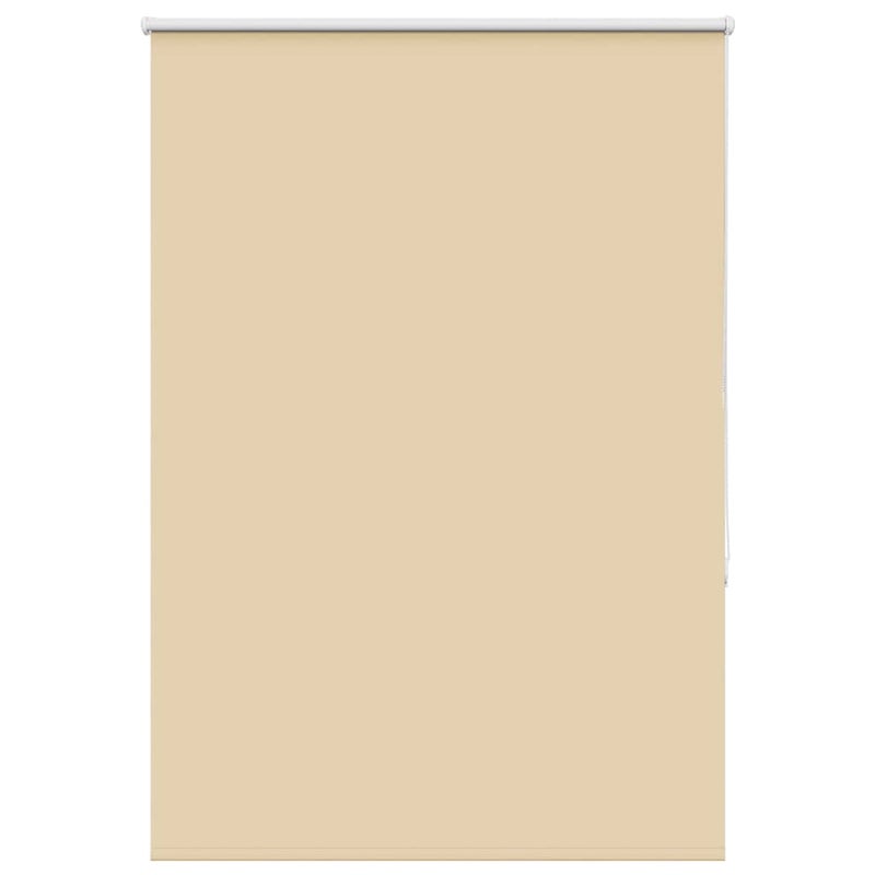 Roleta zaciemniająca beżowa 90x130 cm Szerokość tkaniny 85,7 cm vidaXL